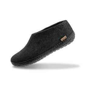 Women’s SHOE WITH NATURAL RUBBER SOLE - BLACK - CHARCOAL